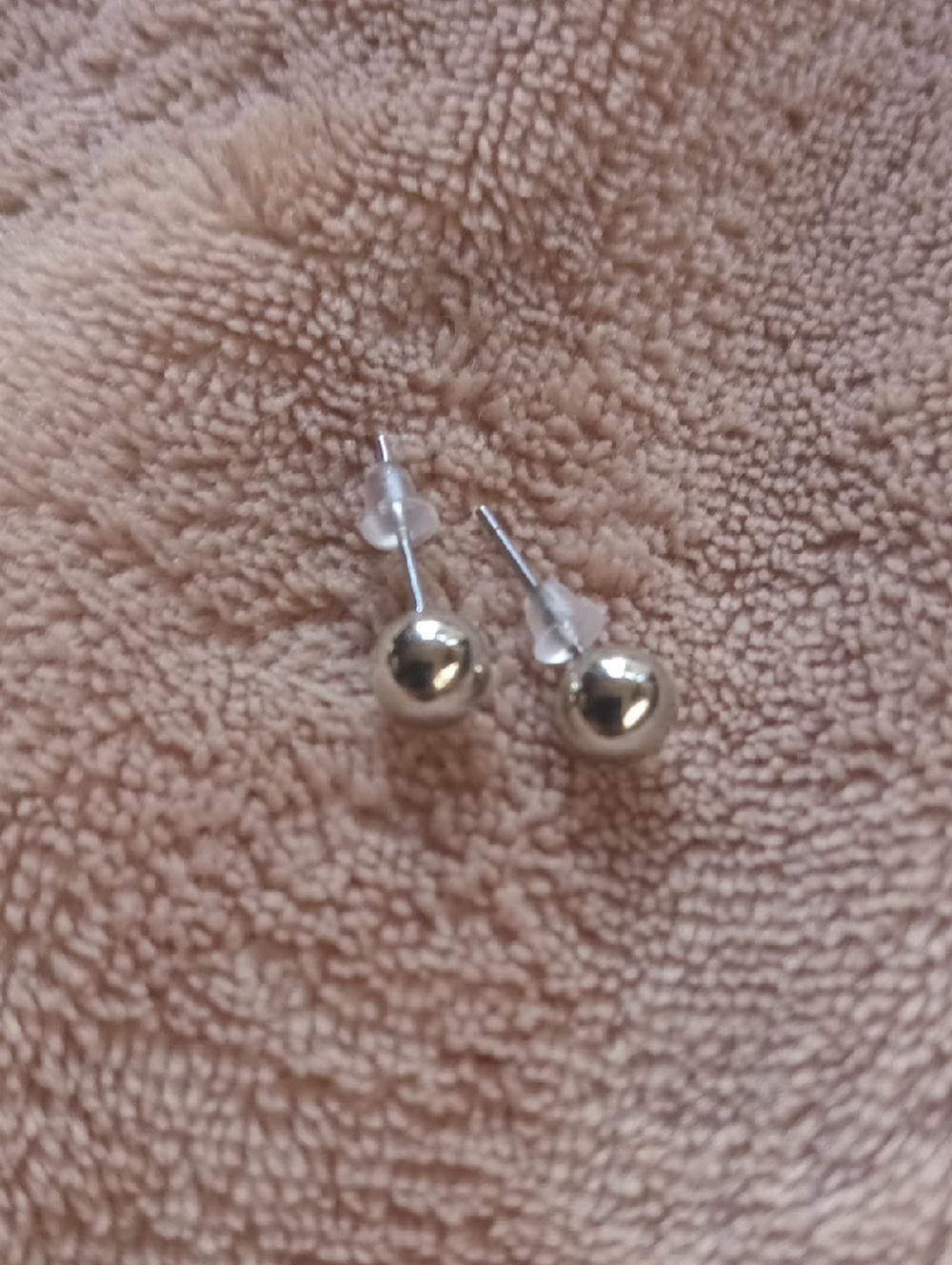 Classic Silver Stainless Steel Ball Stud Earrings - Minimalist Women’s Jewelry